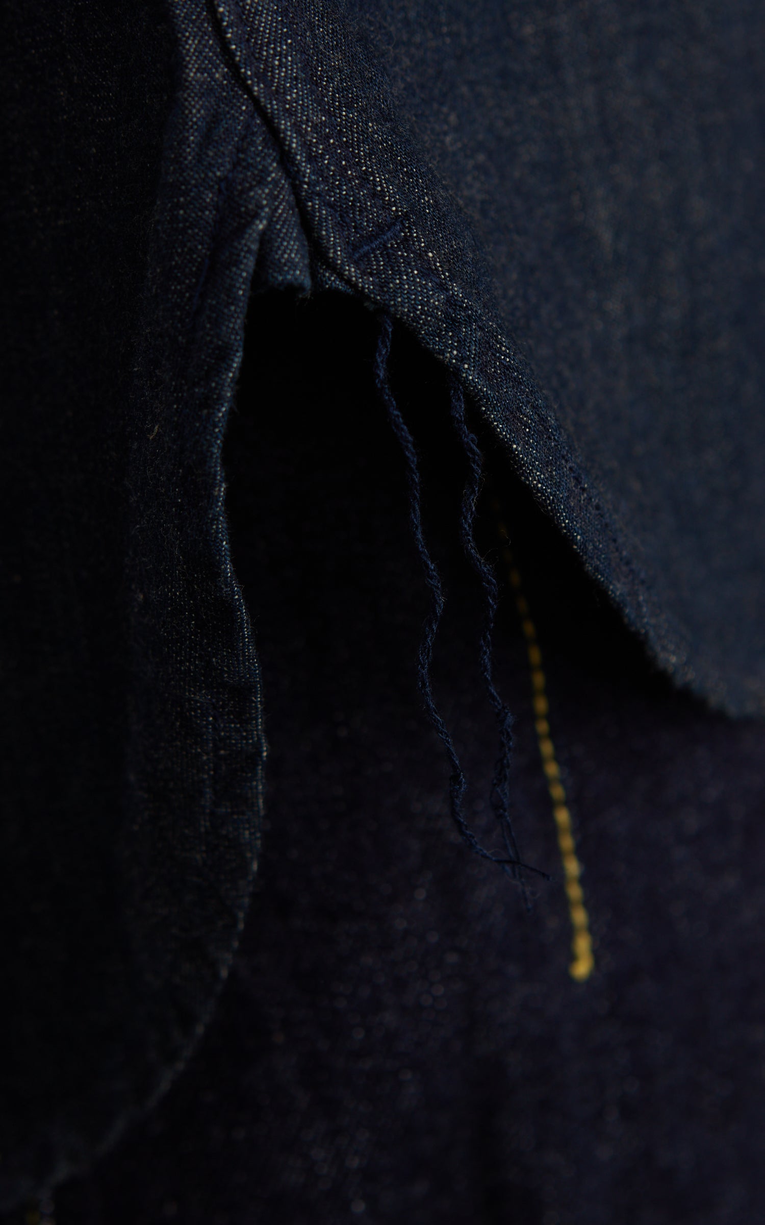 Orgueil OR-5107 Shawl Collar Shirt Denim Indigo