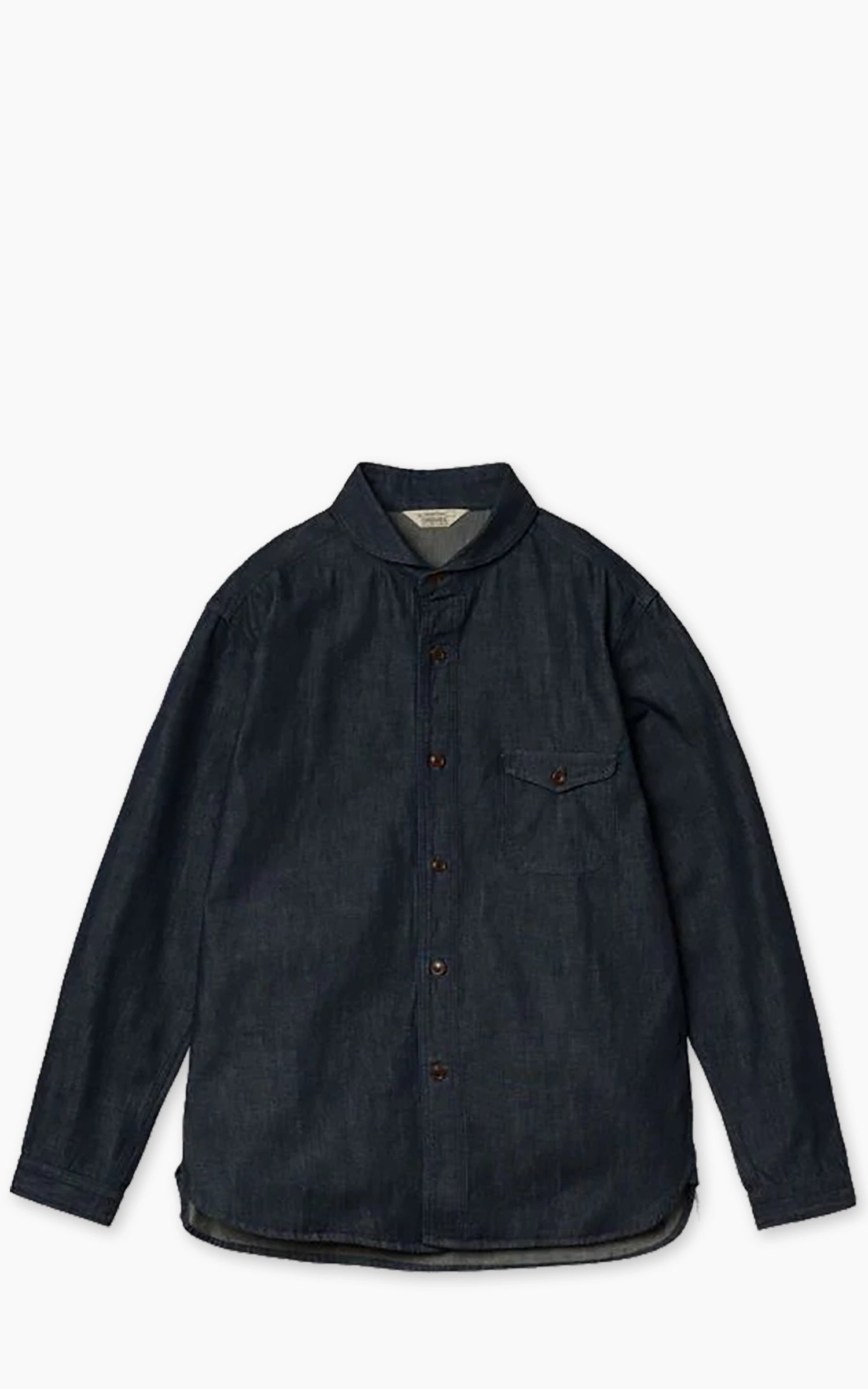 Orgueil OR-5107 Shawl Collar Shirt Denim Indigo