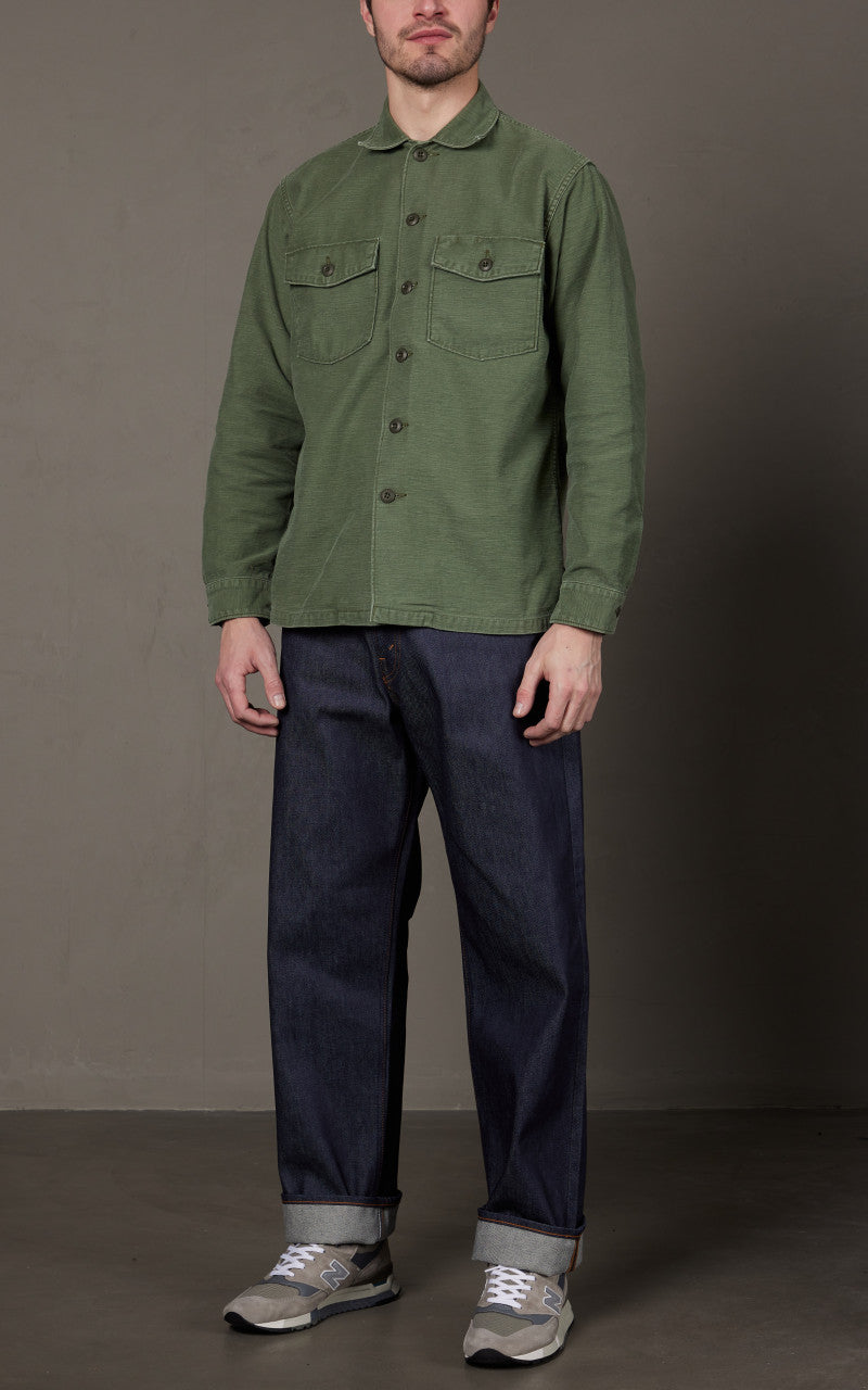OrSlow 101 Dads Fit Denim Rigid Indigo 13oz