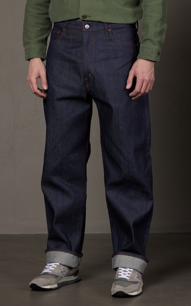 OrSlow 101 Dads Fit Denim Rigid Indigo 13oz
