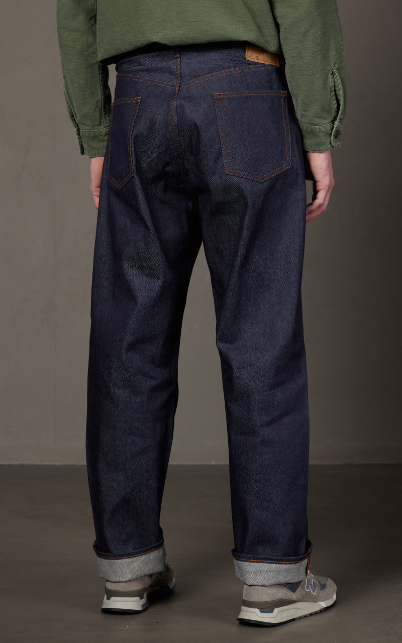 OrSlow 101 Dads Fit Denim Rigid Indigo 13oz