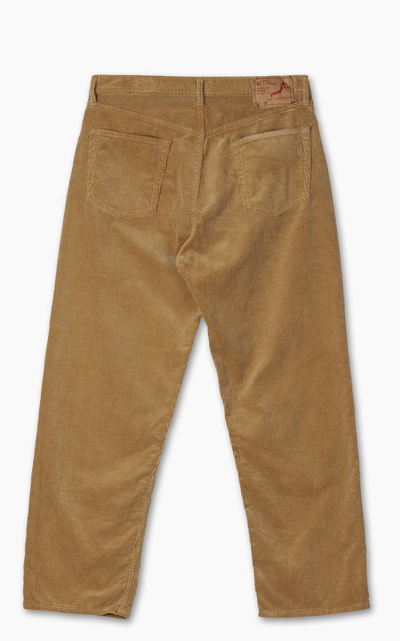 OrSlow 101 Dads Fit Corduroy Pants Beige