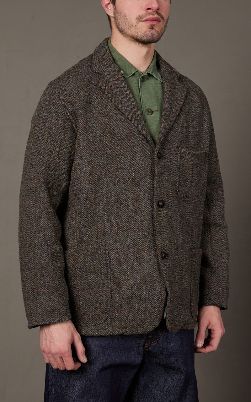OrSlow Harris Tweed Jacket Green