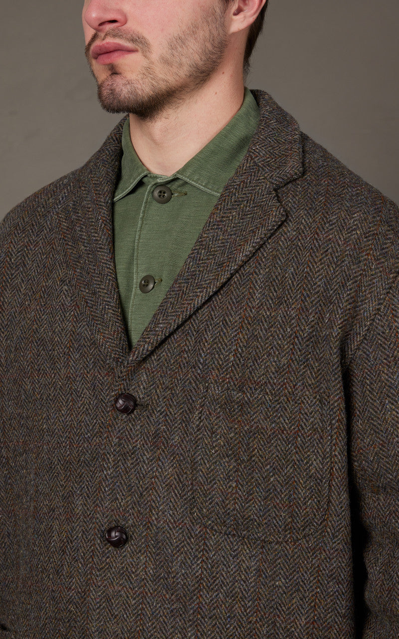 OrSlow Harris Tweed Jacket Green