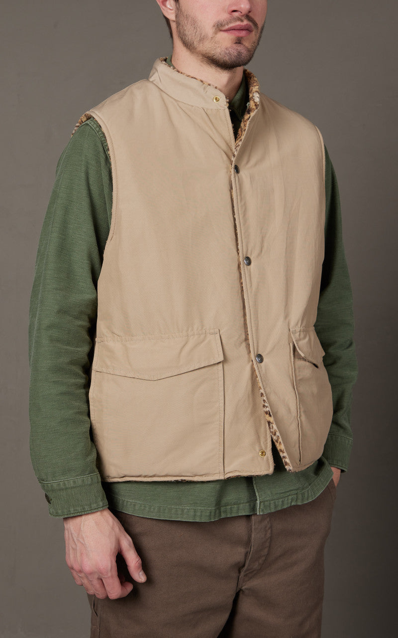 OrSlow Reversible Vest Beige