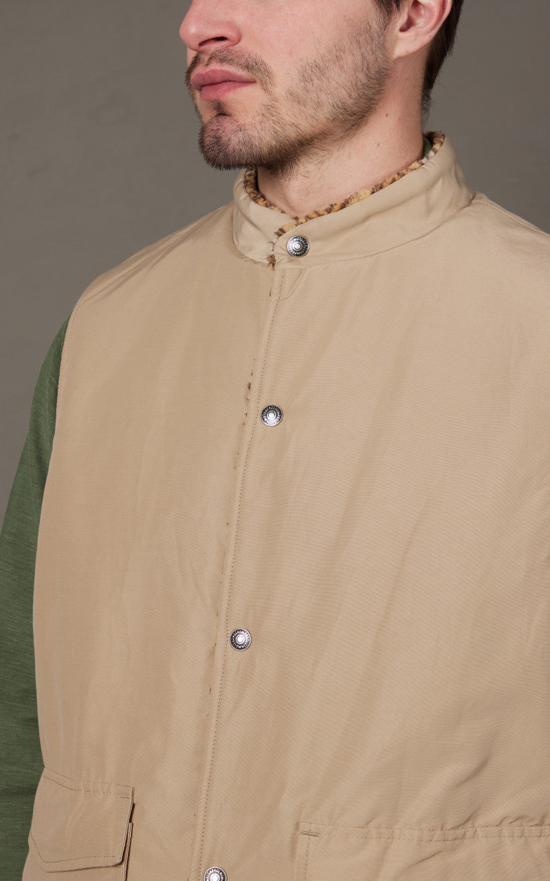 OrSlow Reversible Vest Beige