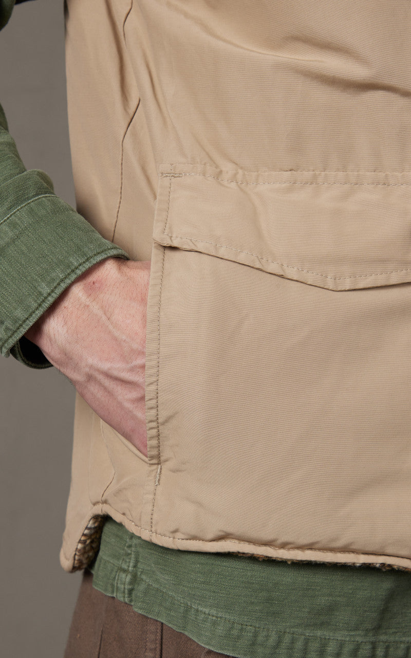 OrSlow Reversible Vest Beige