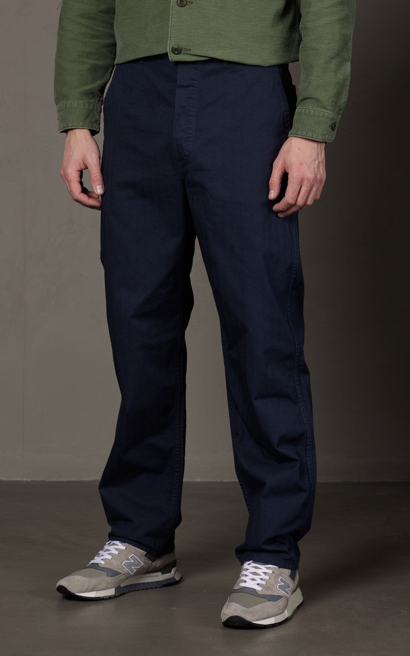 OrSlow French Work Pants HBT Navy