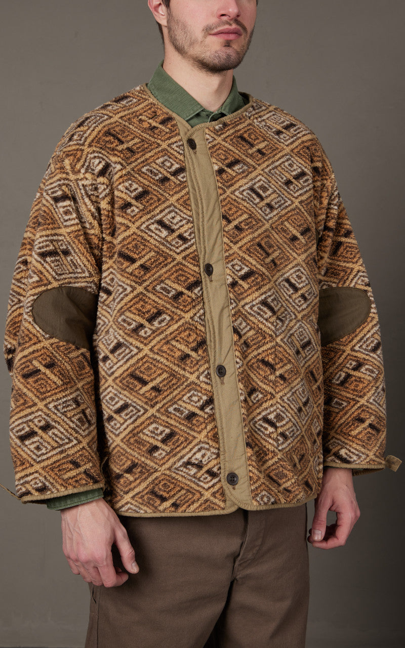 OrSlow African Pattern Liner Boa Fleece Multi