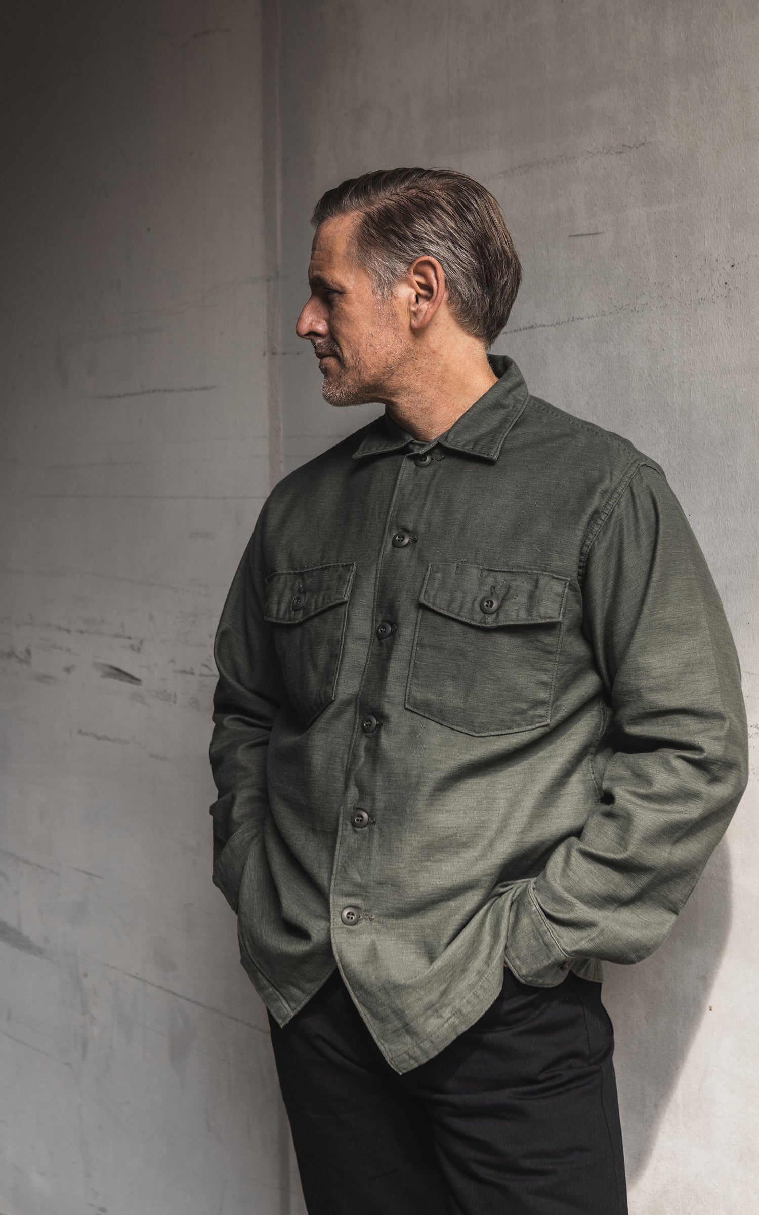 OrSlow US Army Fatigue Shirt Army Green