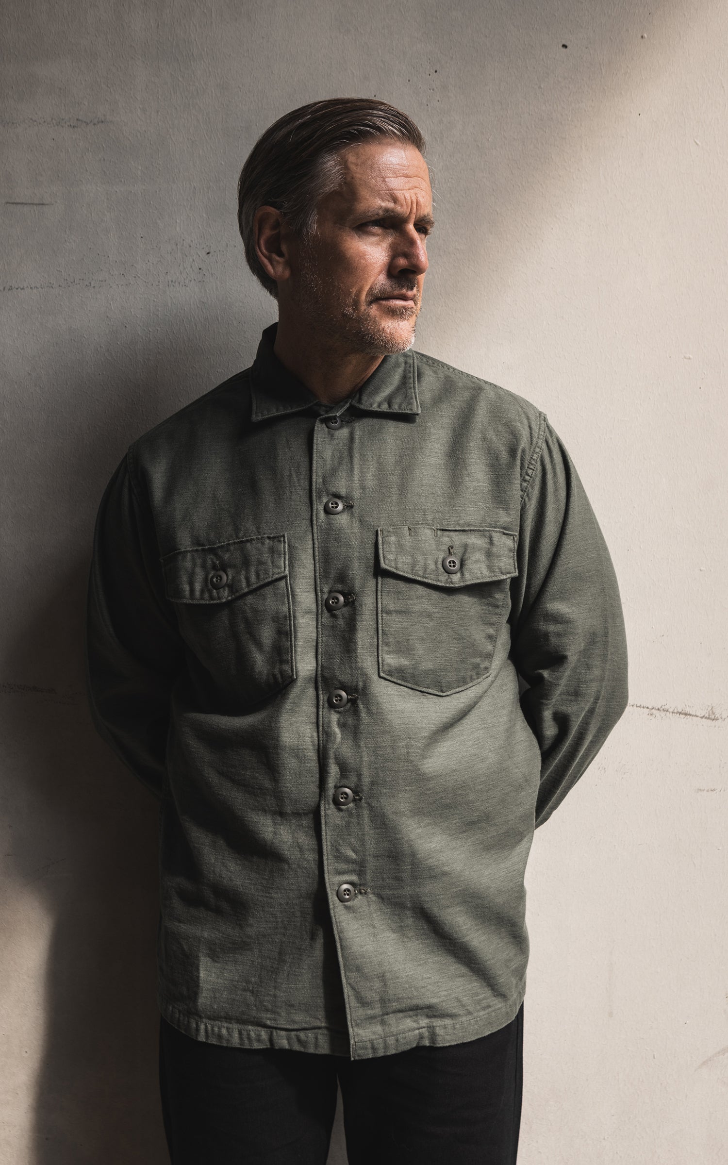 OrSlow US Army Fatigue Shirt Army Green