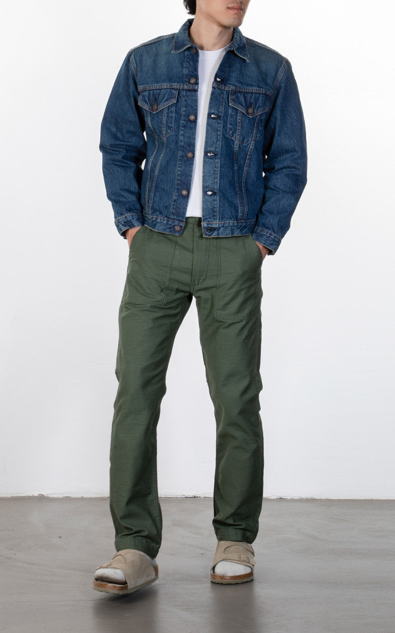 OrSlow US Army Fatigue Pants Slim Green