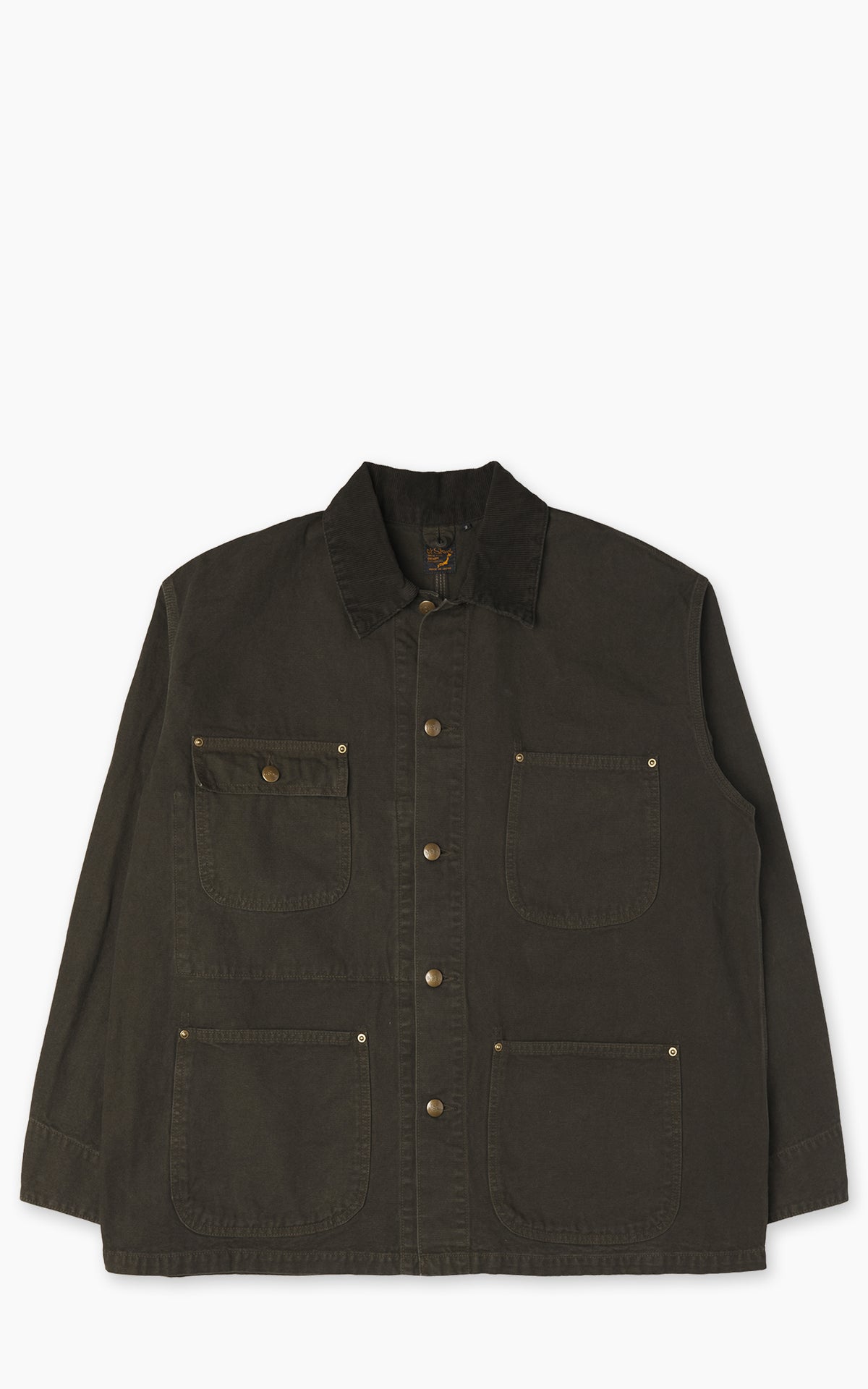 OrSlow Relax Fit Coverall Coffee Brown