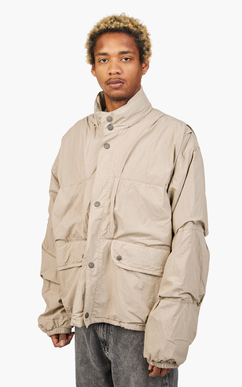 Our Legacy Exhale Puffa Metallic Sand Parachute Poplin