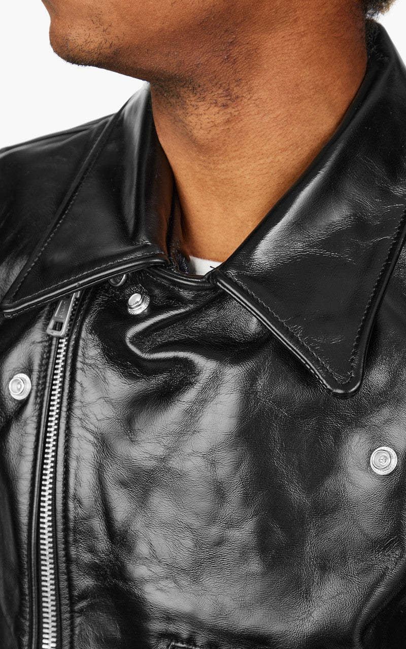 Our Legacy Hellraiser Leather Jacket Aamon Black