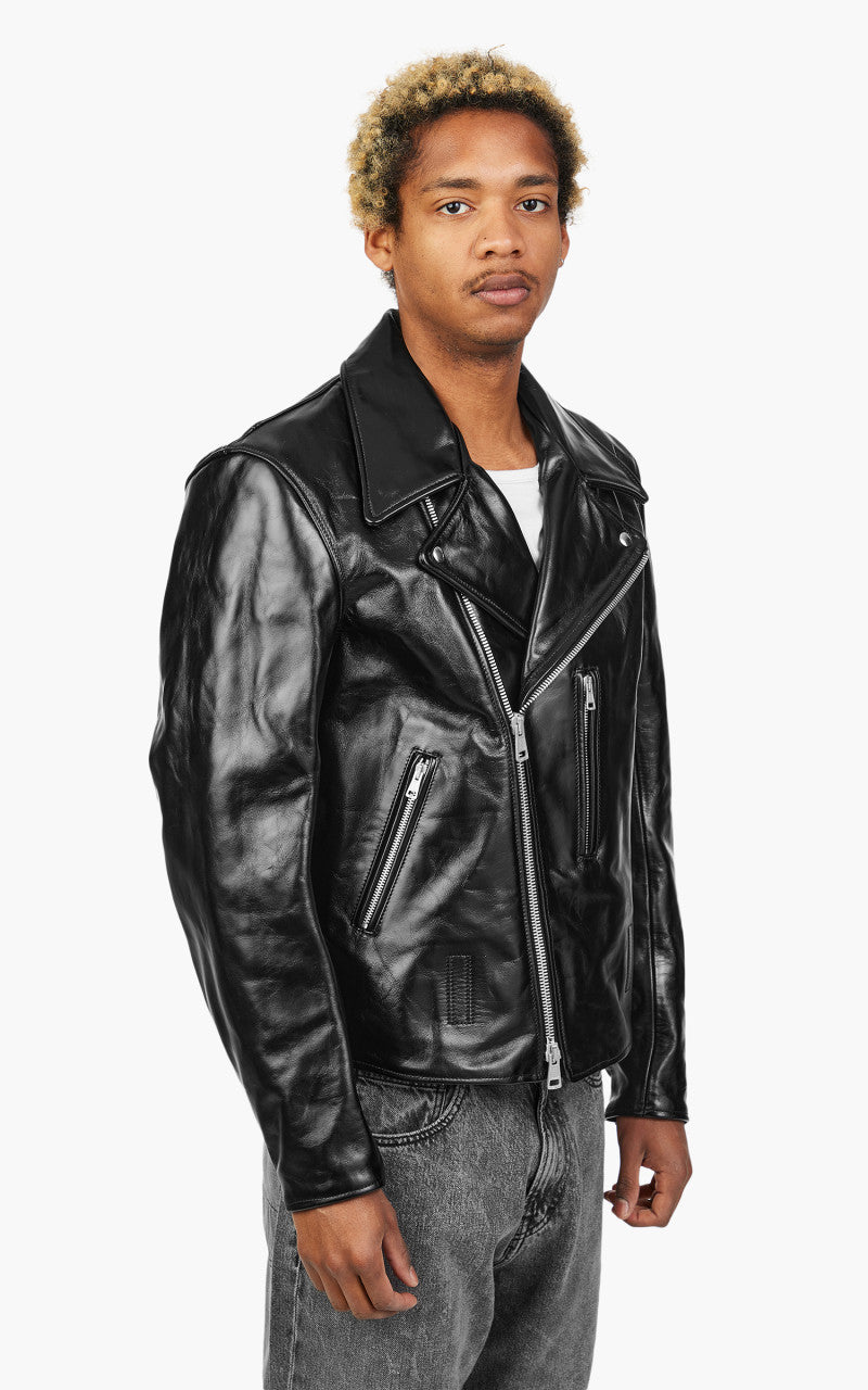 Our Legacy Hellraiser Leather Jacket Aamon Black