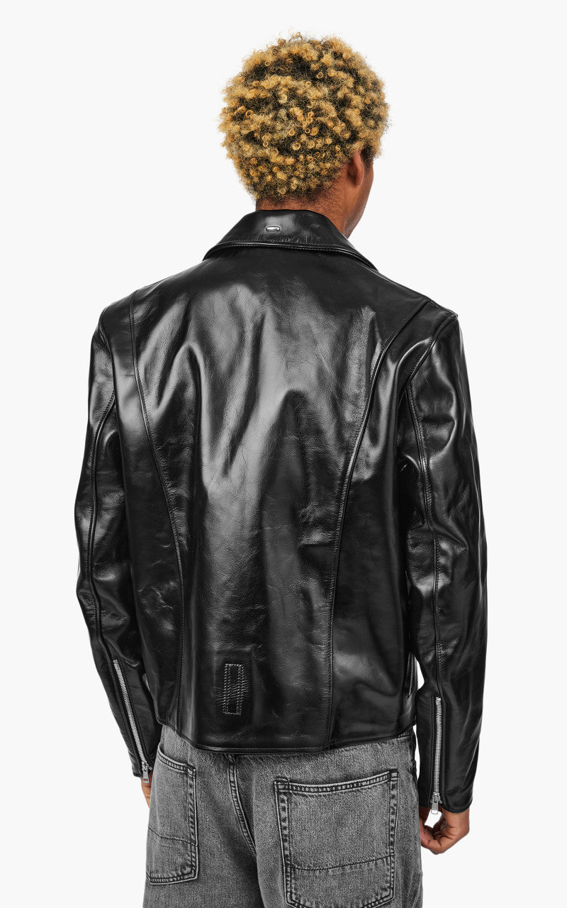 Our Legacy Hellraiser Leather Jacket Aamon Black