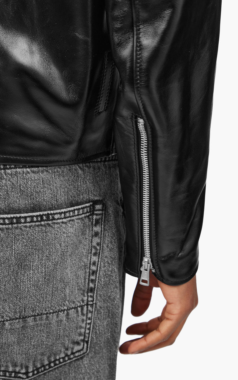 Our Legacy Hellraiser Leather Jacket Aamon Black