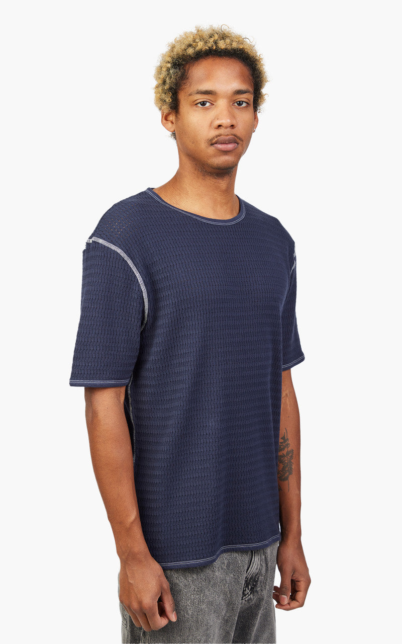 Our Legacy Tanker T-Shirt Navy Sport Crochet