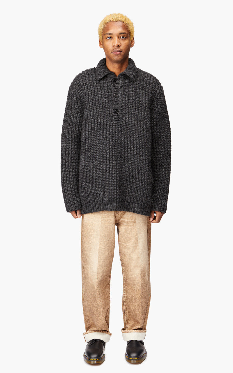 Our Legacy Big Piquet Wolf Grey Chunky Wool