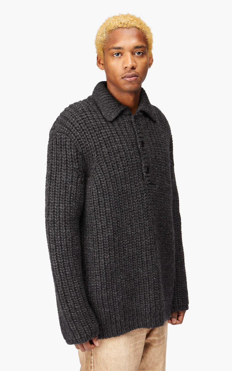 Our Legacy Big Piquet Wolf Grey Chunky Wool