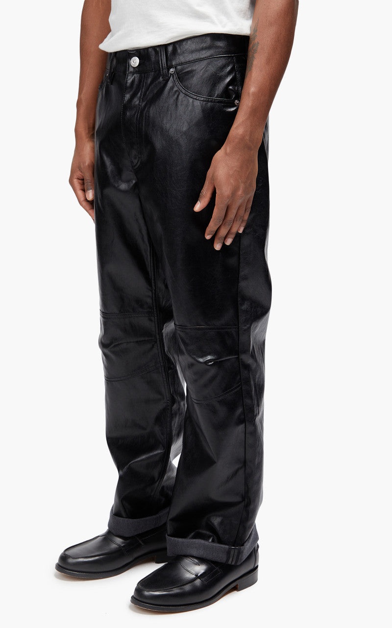 Our Legacy Formal Moto Cut Cageian Black Fake Leather