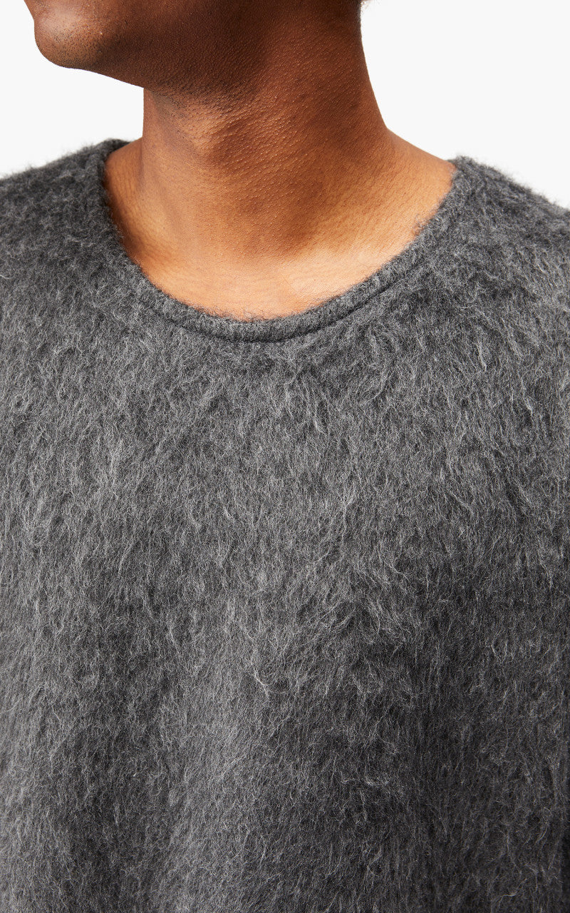 Our Legacy Double Lock U Neck Ash Grey Alpaca