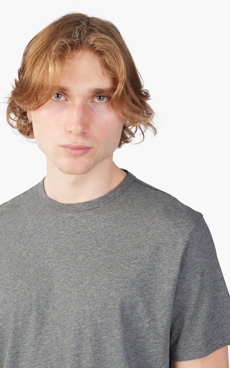 Our Legacy New Box T-Shirt Clean Jersey Grey Melange