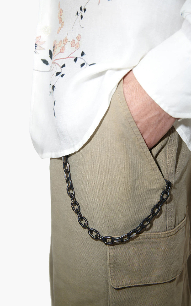 Our Legacy Ladon Key Chain Vanished Black Metal