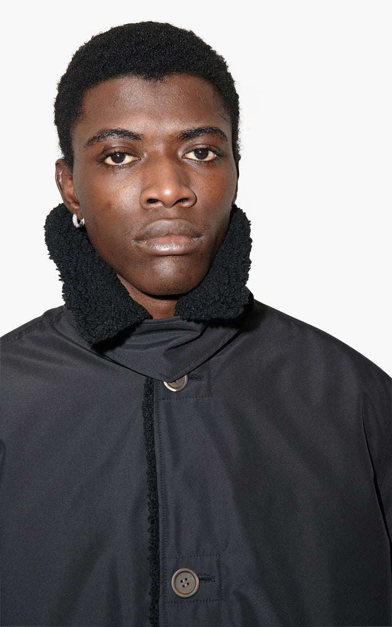 Our Legacy Polar Coat Black Compact Tech