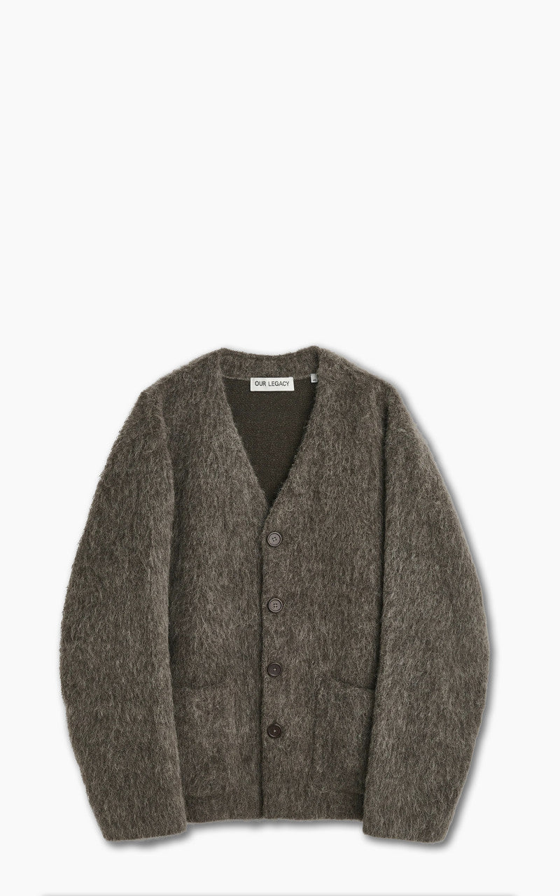 Our Legacy Cardigan Mole Grey Mohair