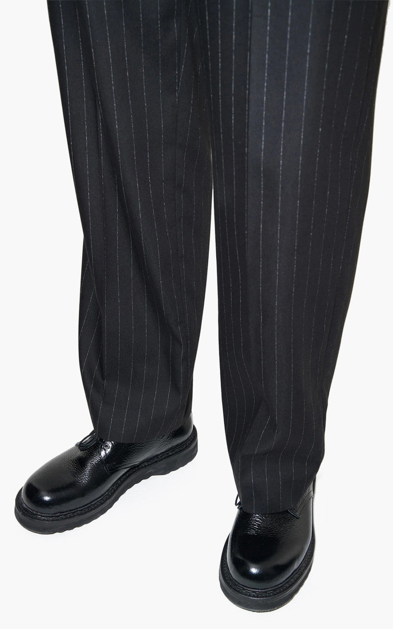 パンツ OUR LEGACY Borrowed Chino Black Melton OUR LEGACY Borrowed Chino Wool Trousers | Black | FARFETCH