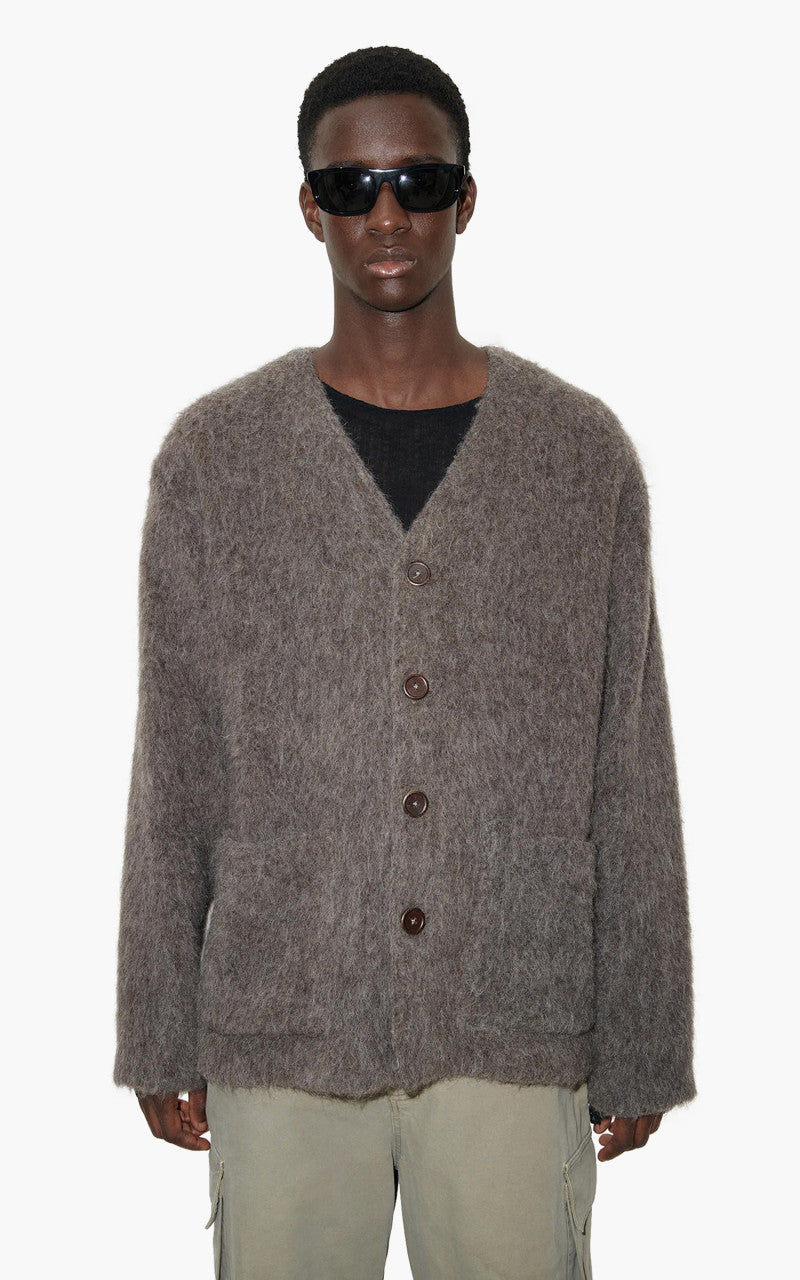 Our Legacy Cardigan Mole Grey Mohair