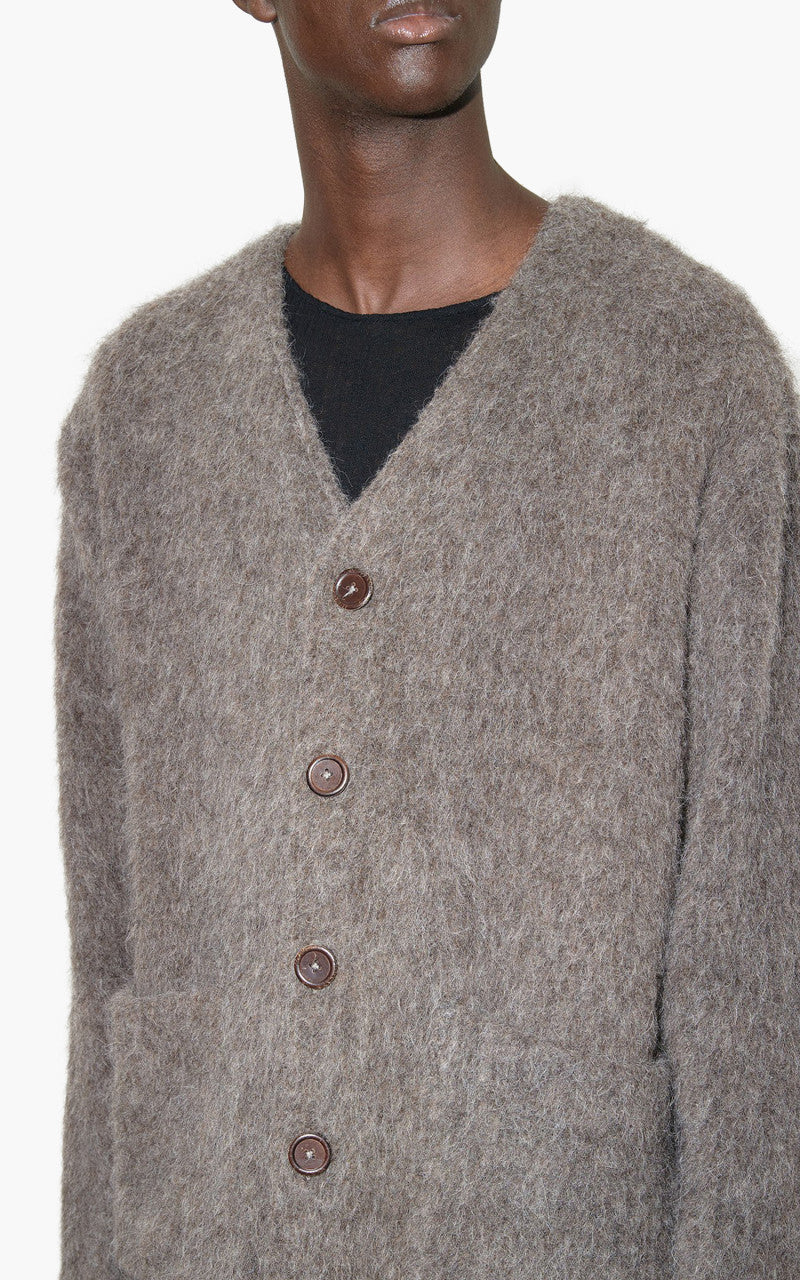Our Legacy Cardigan Mole Grey Mohair