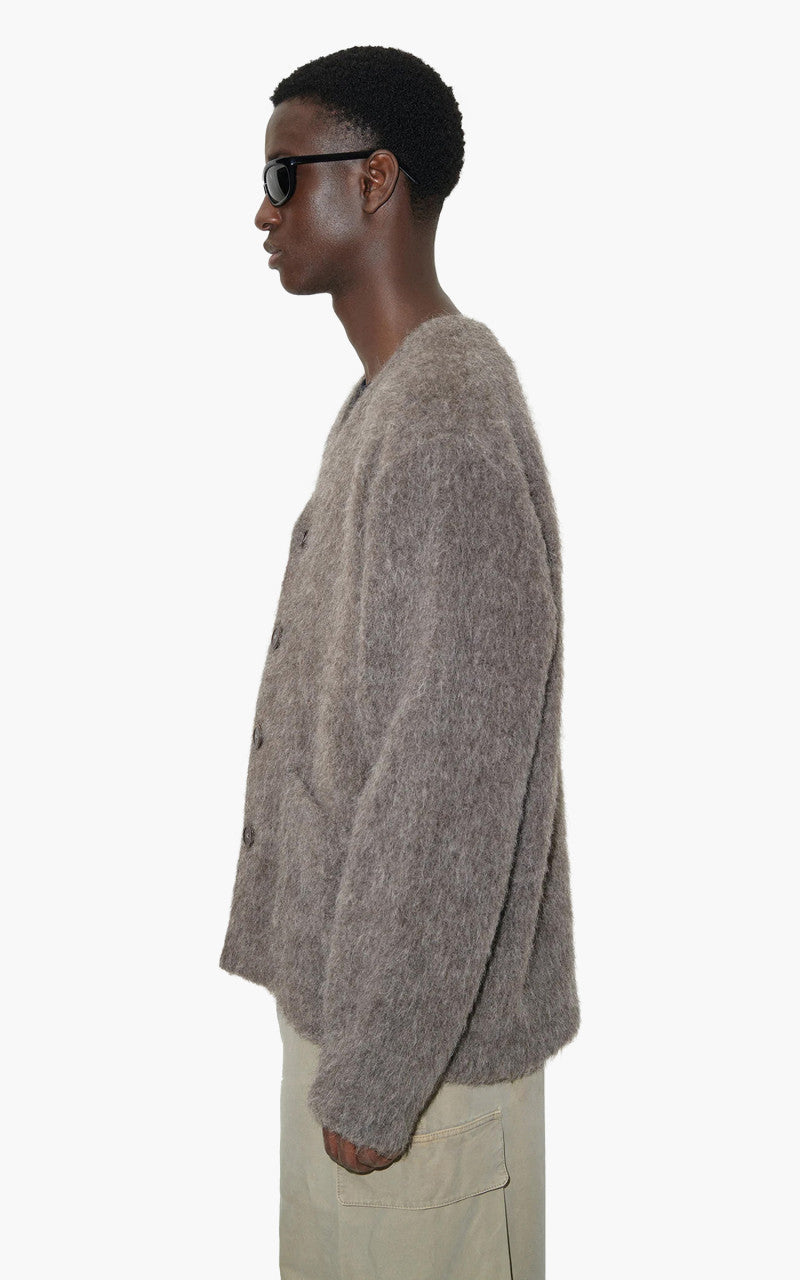 Our Legacy Cardigan Mole Grey Mohair