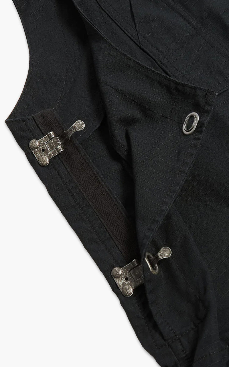Nigel Cabourn Naval Dungaree Cotton Ripstop Black