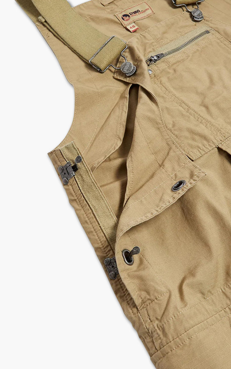 Nigel Cabourn Naval Dungaree Cotton Ripstop Tan