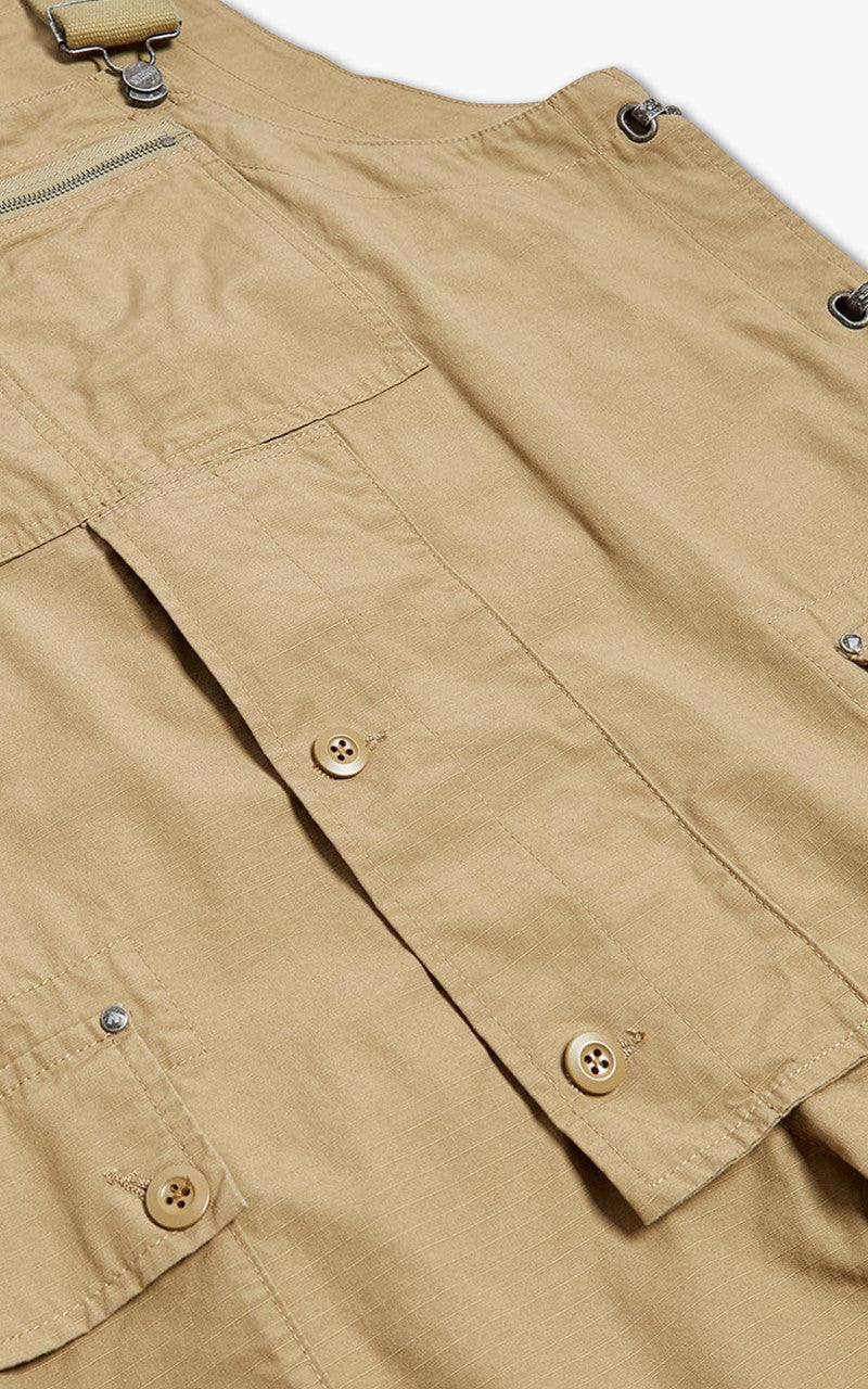 Nigel Cabourn Naval Dungaree Cotton Ripstop Tan
