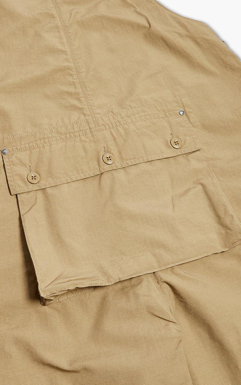 Nigel Cabourn Naval Dungaree Cotton Ripstop Tan