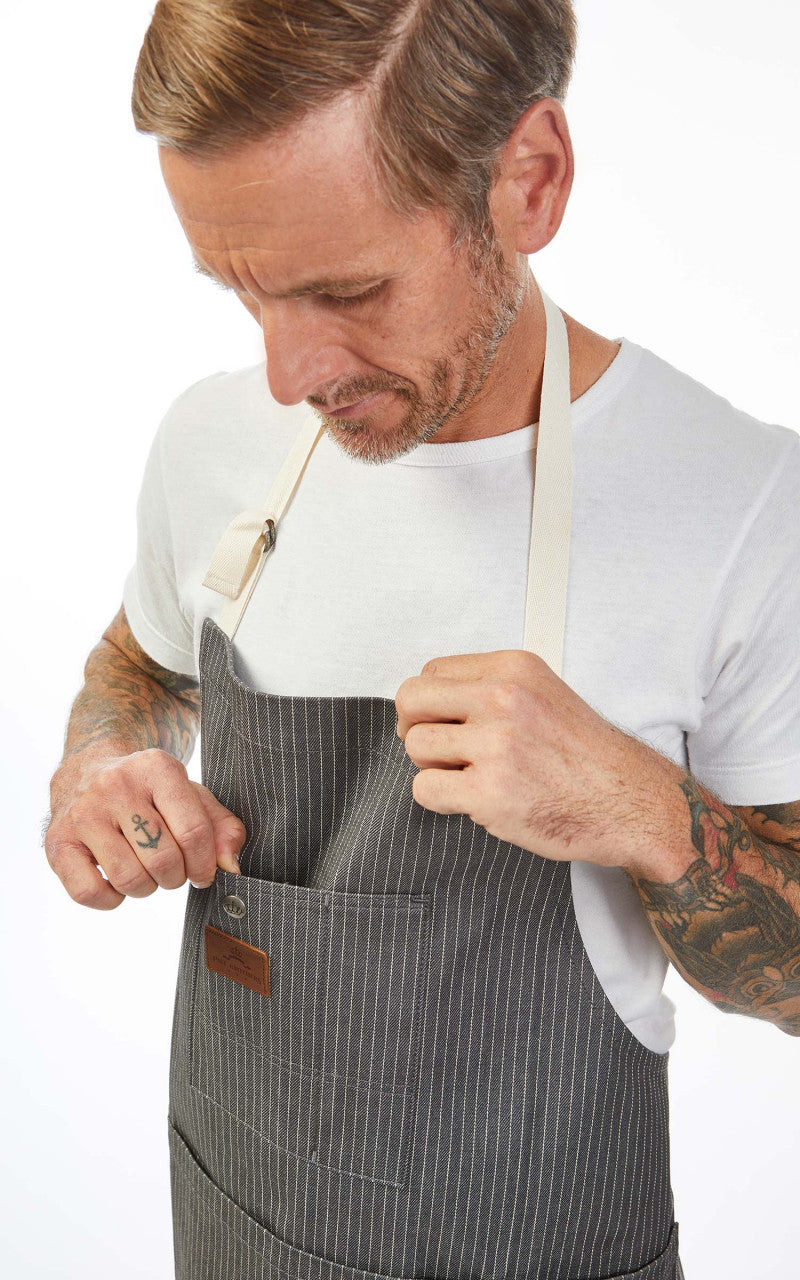 Pike Brothers 1927 Shop Apron Grey Wabash