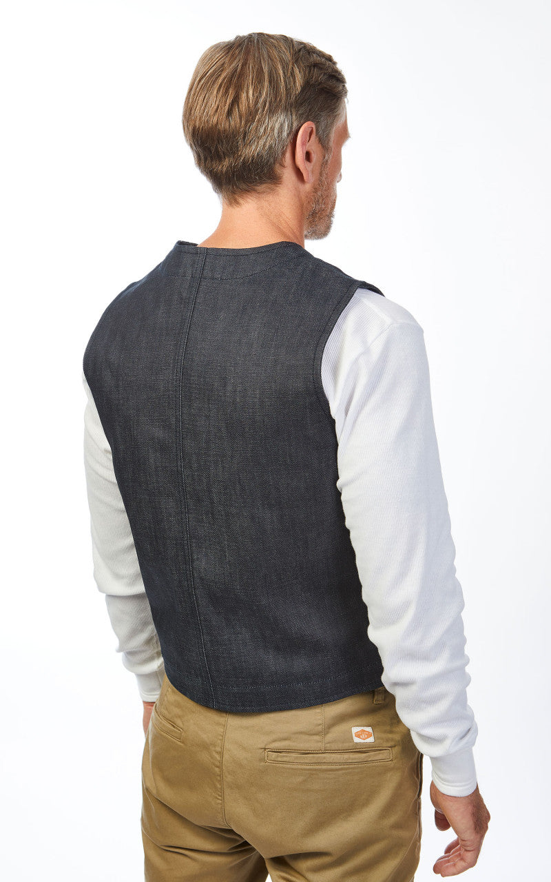 Pike Brothers 1937 Roamer Vest Metal Indigo