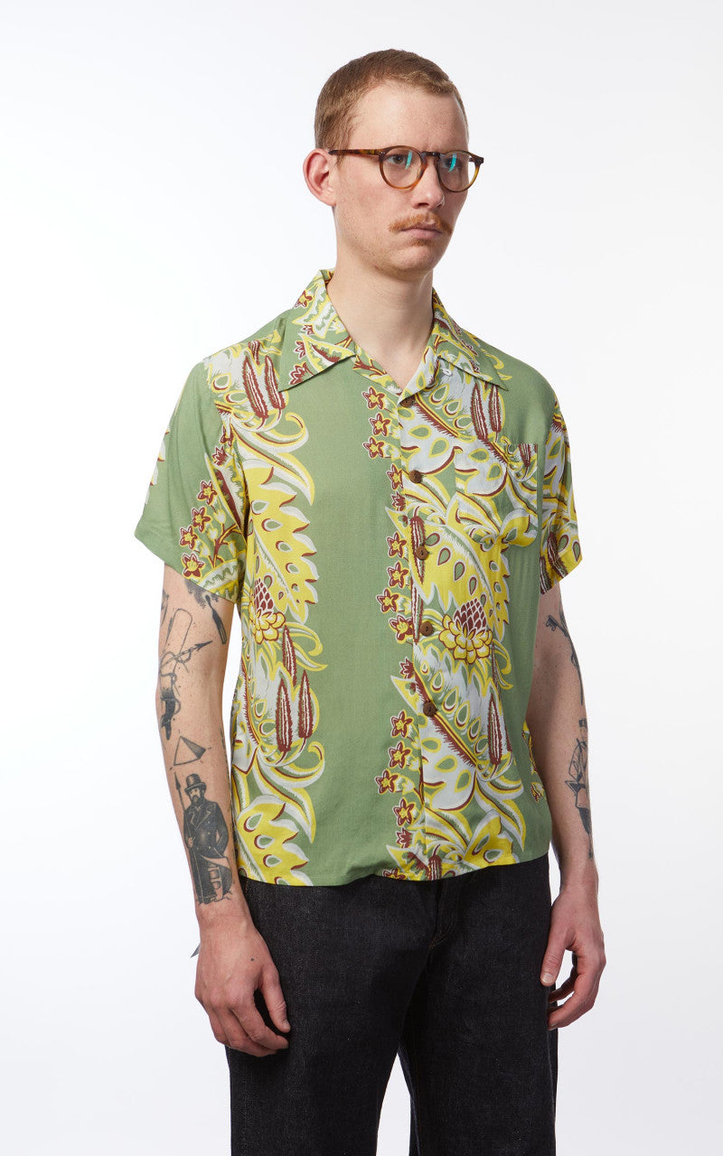 Pike Brothers 1947 Albert Shirt Lanai Green