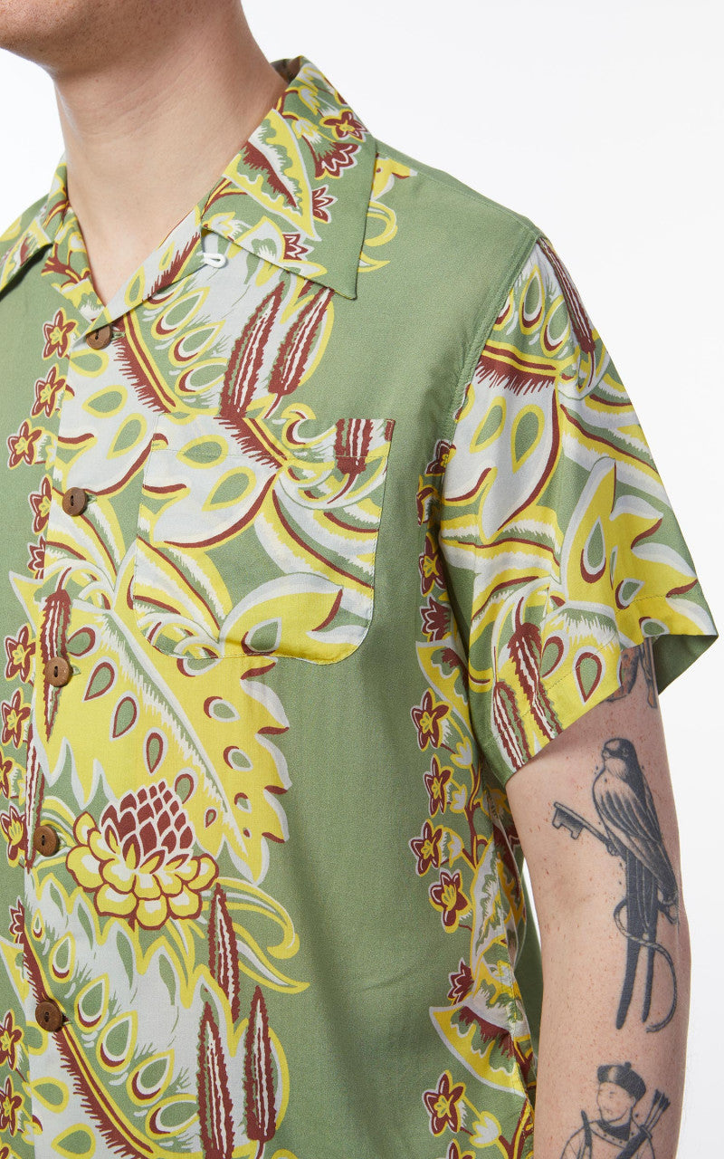 Pike Brothers 1947 Albert Shirt Lanai Green