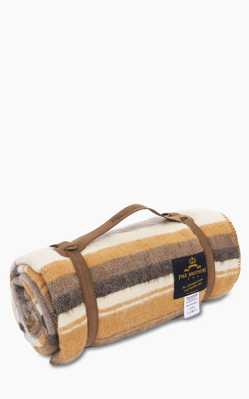 Pike Brothers 1969 Roadrunner Wool Blanket Brown
