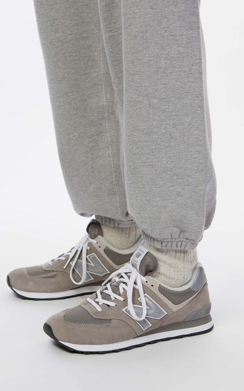 Snow Peak Recycled Cotton Sweat Pants Melange Grey