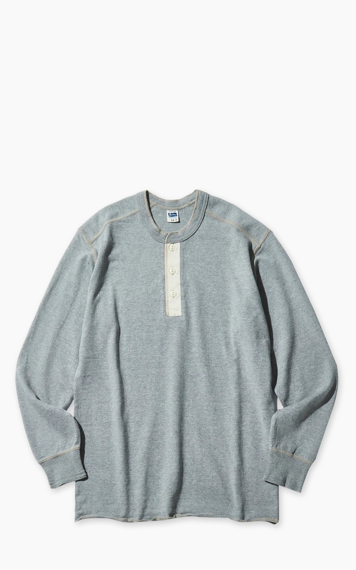 Pherrow's PCT2 Henley Longsleeve Ash Grey
