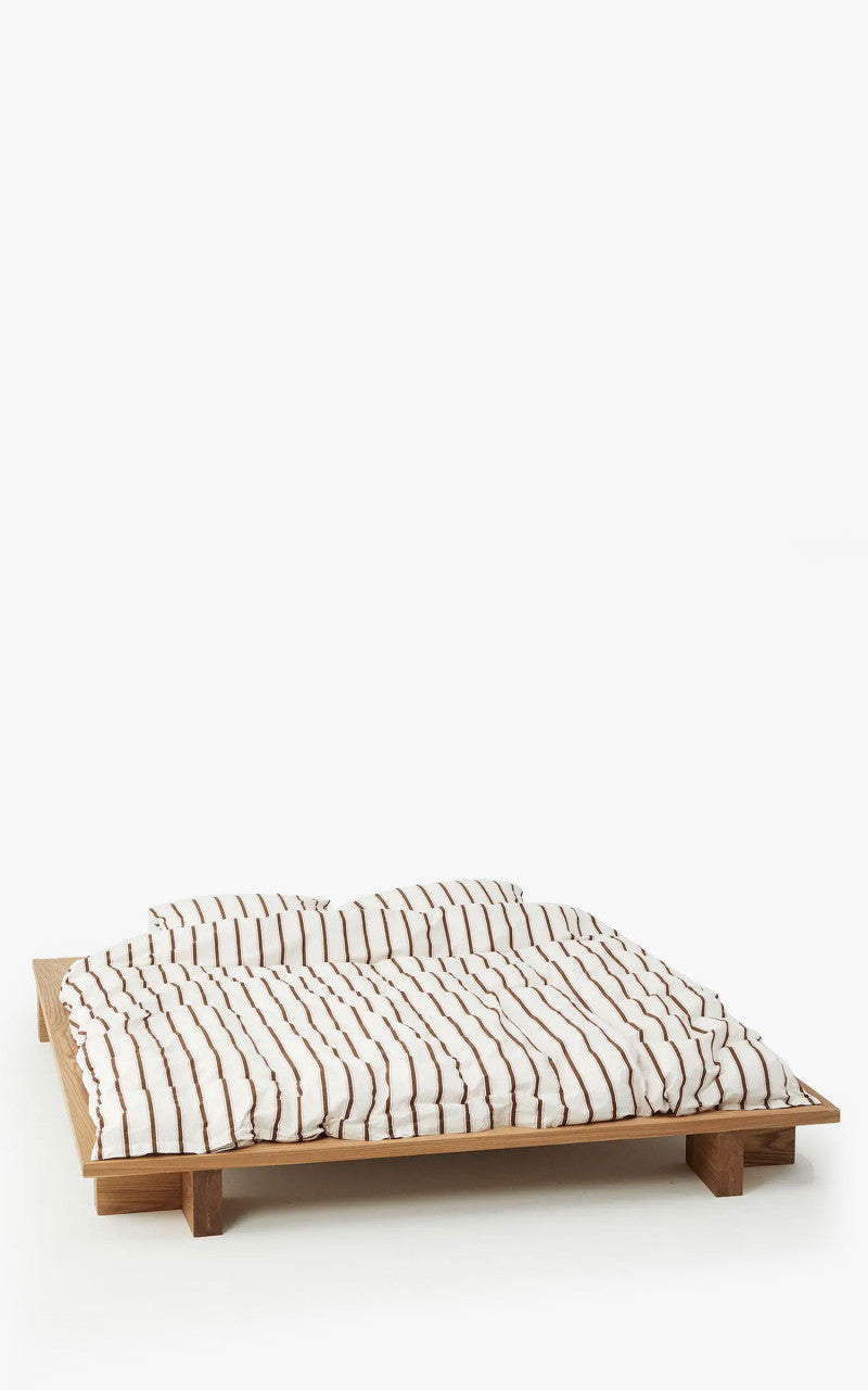 TEKLA Percale Bedding Single Duvet Cover Anholt Stripes