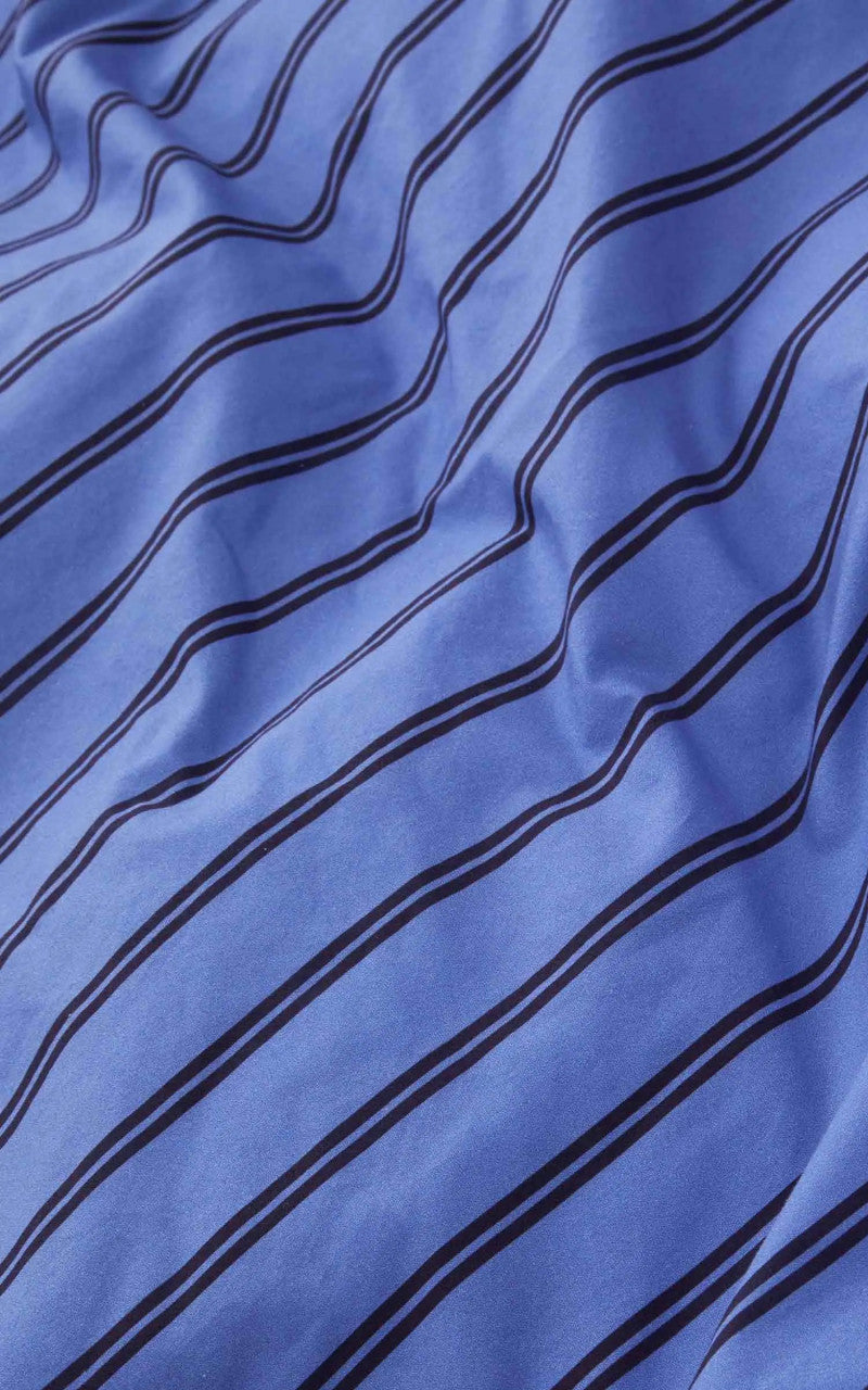 TEKLA Percale Bedding Single Duvet Cover Boro Stripes