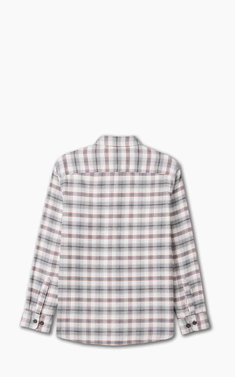 Pendleton Burnside Flannel Shirt Birch/Grey/Red Plaid