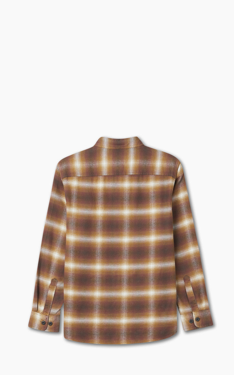 Pendleton Burnside Flannel Shirt Brown/Ochre/Ecru Plaid